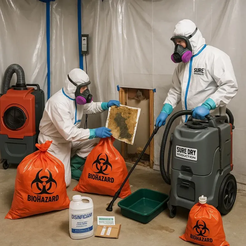 Contaminated Water Handling Protocols process in De Witt, AR